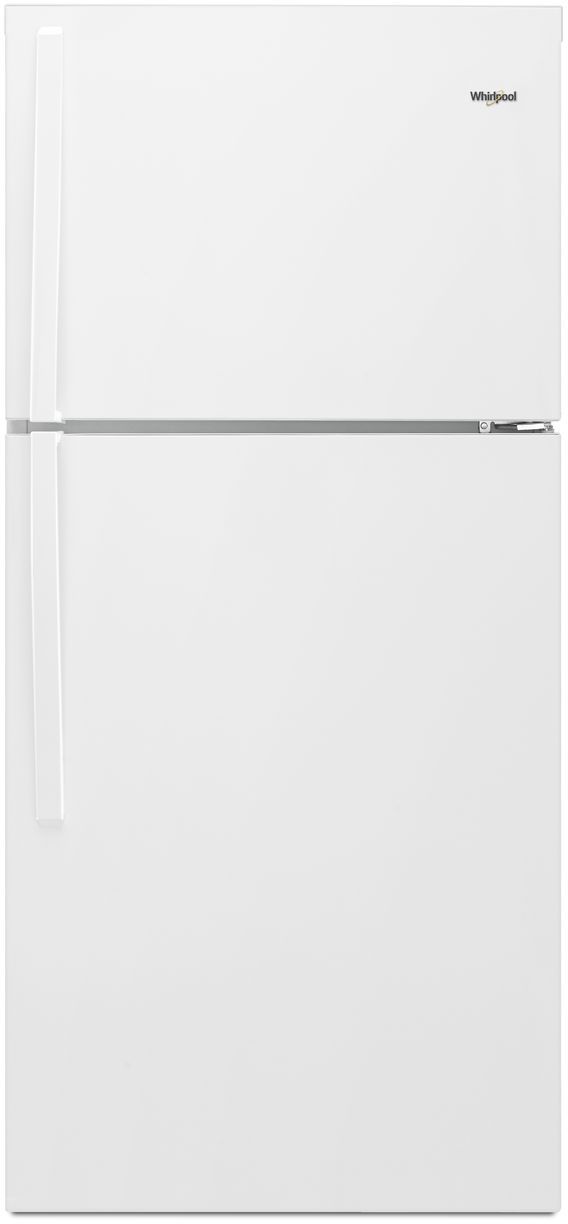 Whirlpool® 19.2 Cu. Ft. White Top Freezer Refrigerator-WRT519SZDW