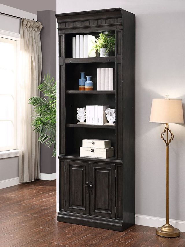 Parker House® Washington Heights Washed Charcoal Bookcase 4