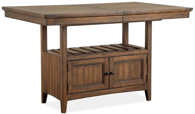 Magnussen Home® Bay Creek Toasted Nutmeg Counter Table-0