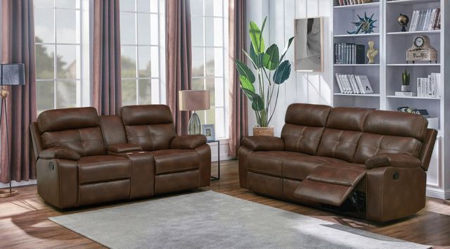 Coaster® Damiano 2 Piece Tri-tone Brown Reclining Living Room Set