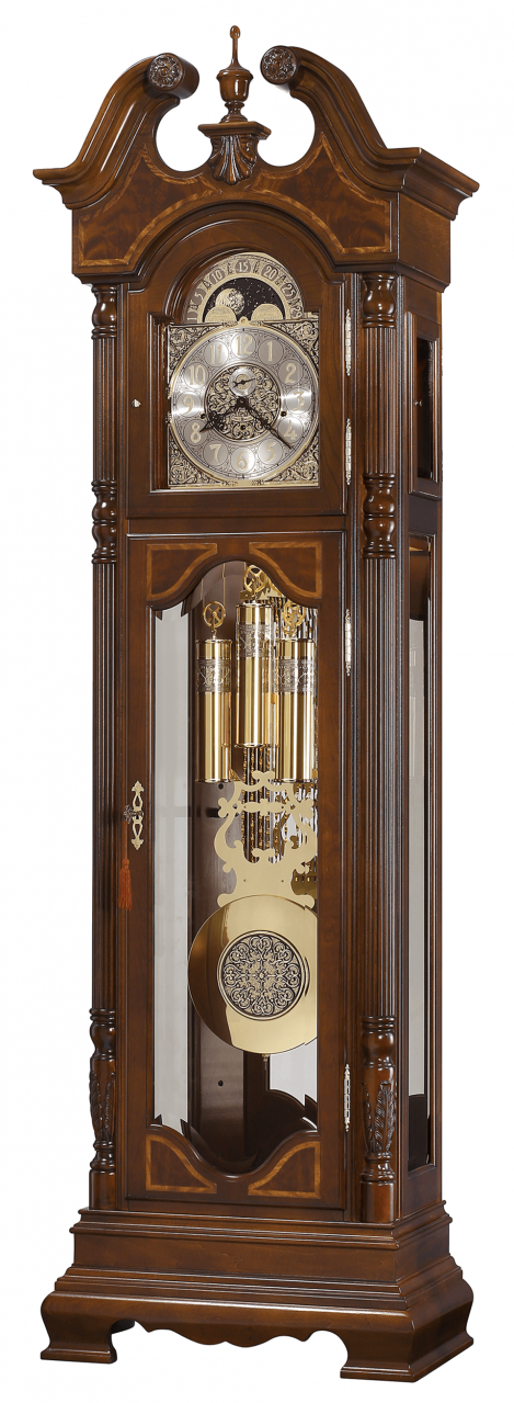 Howard Miller® Polk Cherry Bordeaux Grandfather Clock