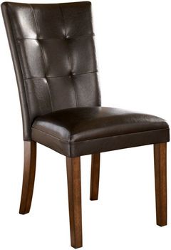 Signature Design by Ashley® Lacey Medium Brown Dining Upholstered Side Chair