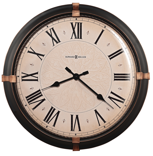 Howard Miller® Atwater Dark Rubbed Bronze Wall Clock 0