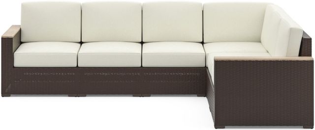 homestyles® Palm Springs Brown Outdoor 6 Seat Sectional-1