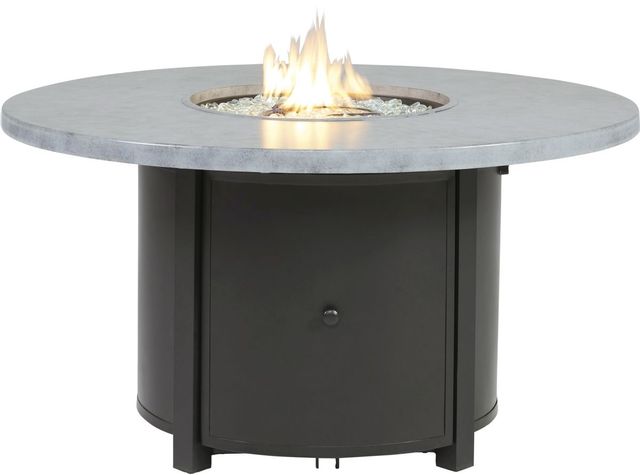 Signature Design by Ashley® Coulee Mills Gray/Black Round Fire Pit Table-0