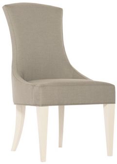 Bernhardt Calista Gray/Silk Pearl Side Chair