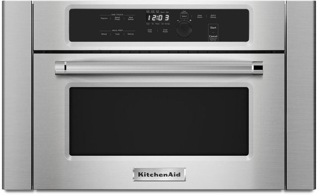 KitchenAid® 1.4 Cu. Ft. Stainless Steel Built In Microwave-3
