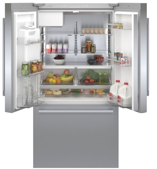 Réfrigérateur à portes françaises à profondeur de comptoir de 35 po Bosch® de 21,6 pi³ - Acier inoxydable 4