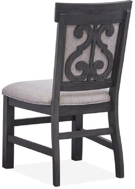 Magnussen® Home Bellamy Peppercorn Dining Side Chair 4
