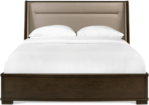 Riverside Furniture Monterey Queen Mink Upholstered Bed