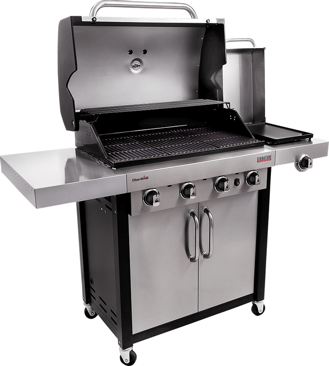Char-Broil® Signature Series™ 57" Gas Grill-Black with Stainless Steel 1