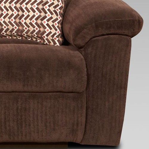 Affordable Furniture Chevron Mink Reclining Sofa-1