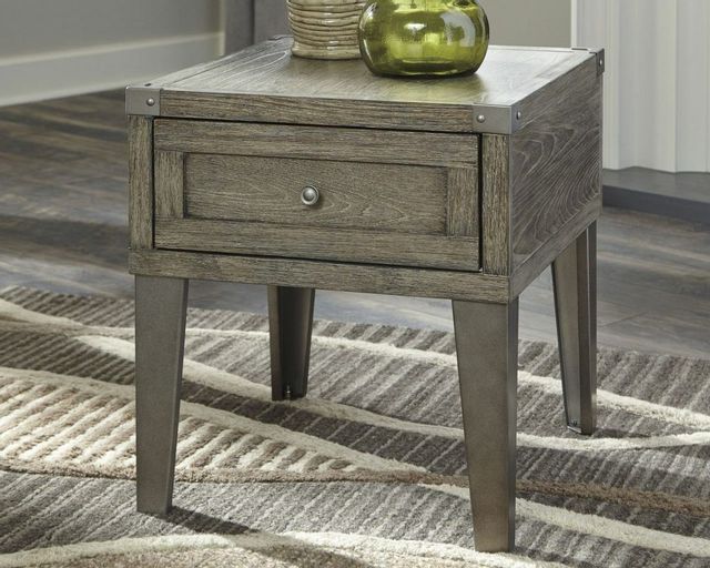Signature Design by Ashley® Chazney Rustic Brown End Table-1