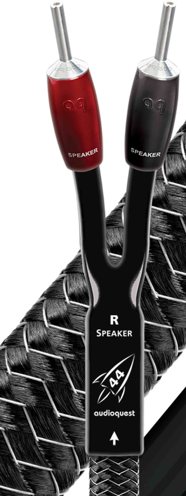 AudioQuest® Rocket 44 Black 8 Ft Speaker Cord 1