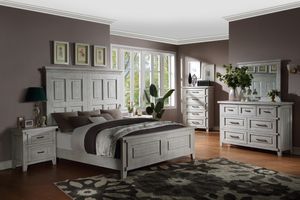 Holland House King White Panel Bedroom Group