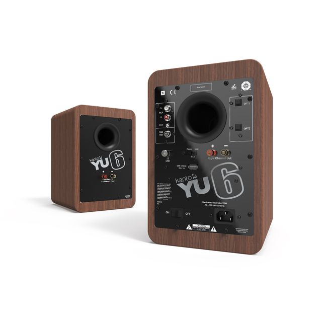 Kanto YU6 Walnut (Pr) Powered Speakers 3
