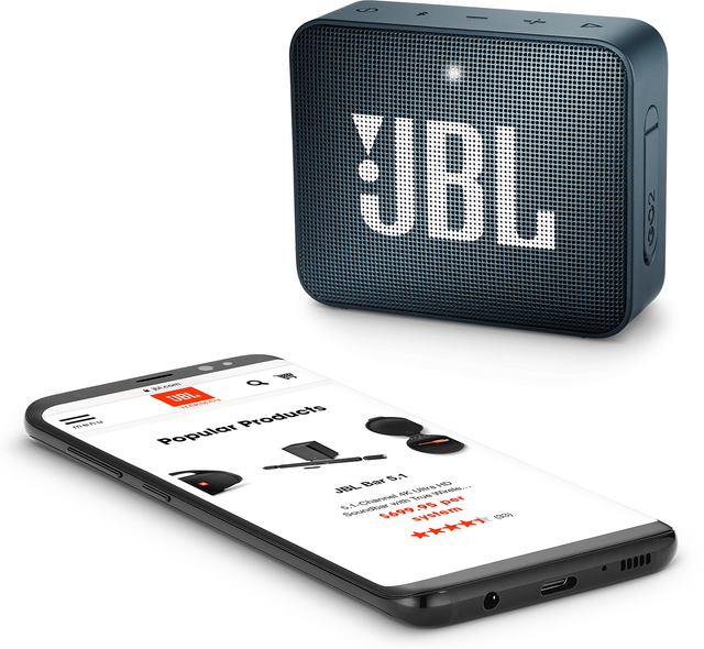 JBL® GO 2 Slate Navy Portable Bluetooth Speaker 4