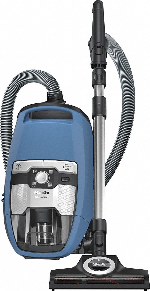 Miele Blizzard CX1 TurboTeam PowerLine Tech Blue Bagless Canister Vacuum 0