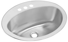 Elkay® Asana Stainless Steel 20.38'' x 16.88'' x 6.25'' Single Bowl Bathroom Sink