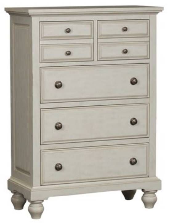Liberty High Country Antique White Chest-0