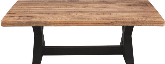 Signature Design by Ashley® Wesling Light Brown Coffee Table 1
