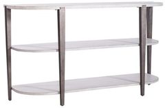 Liberty Furniture Sterling White Sofa Table