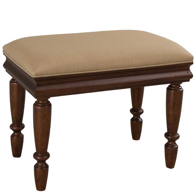 Liberty Furniture Rustic Traditions Rustic Cherry Vanity Bench-0