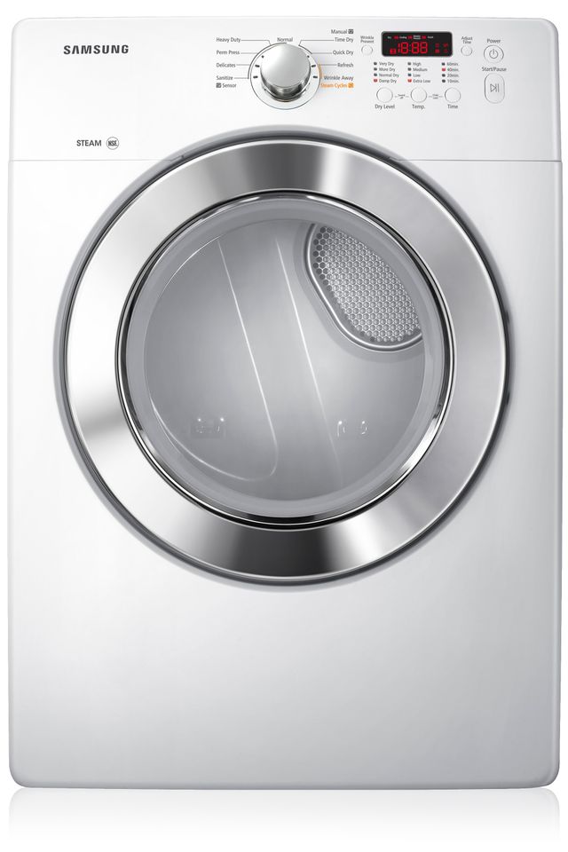 Samsung 7.3 Cu. Ft. White Electric Dryer 1