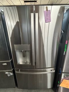 ASIS GE® 22.1 Cu. Ft. Fingerprint Resistant Stainless Steel Counter Depth French Door Refrigerator