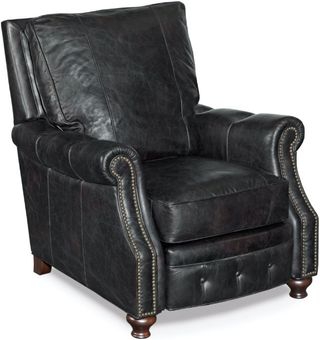 Hooker® Furniture RC Winslow Old Saddle Black Recliner Chair