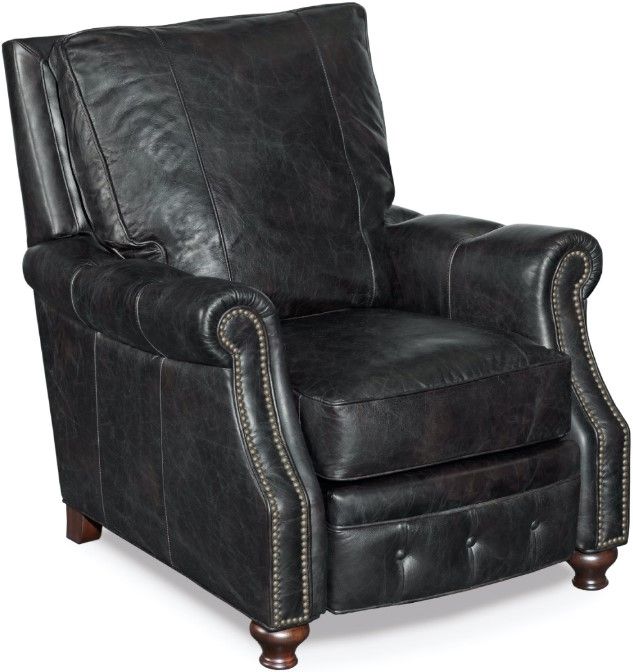 Hooker® Furniture RC Winslow Old Saddle Black Recliner Chair-0