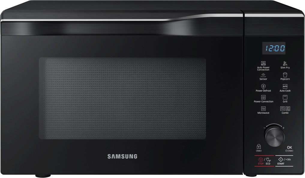 Samsung 1.1 Cu. Ft. Fingerprint Resistant Black Stainless Steel Counter Top Microwave