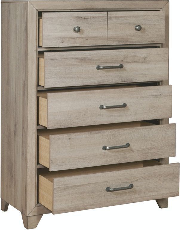 Samuel Lawrence Furniture River Creek Light Birch Youth Chest of Drawers-2