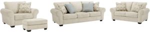 Benchcraft® Haisley 4-Piece Ivory Living Room Set