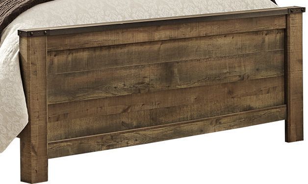 Signature Design by Ashley® Trinell Rustic Brown Queen Panel Footboard