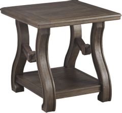Signature Design by Ashley® Tanobay Gray Square End Table