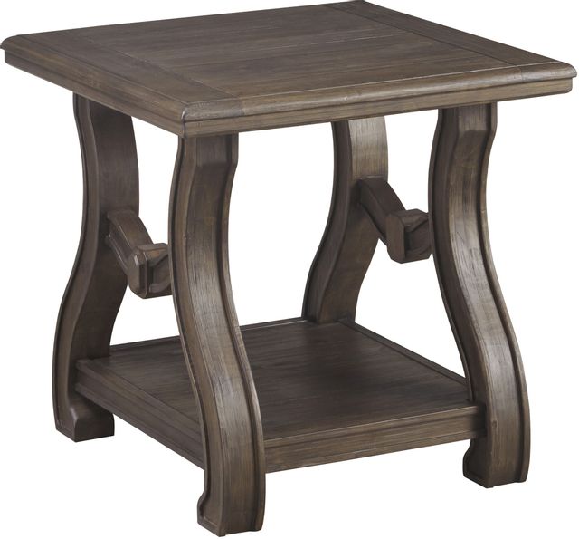 Signature Design by Ashley® Tanobay Gray Square End Table