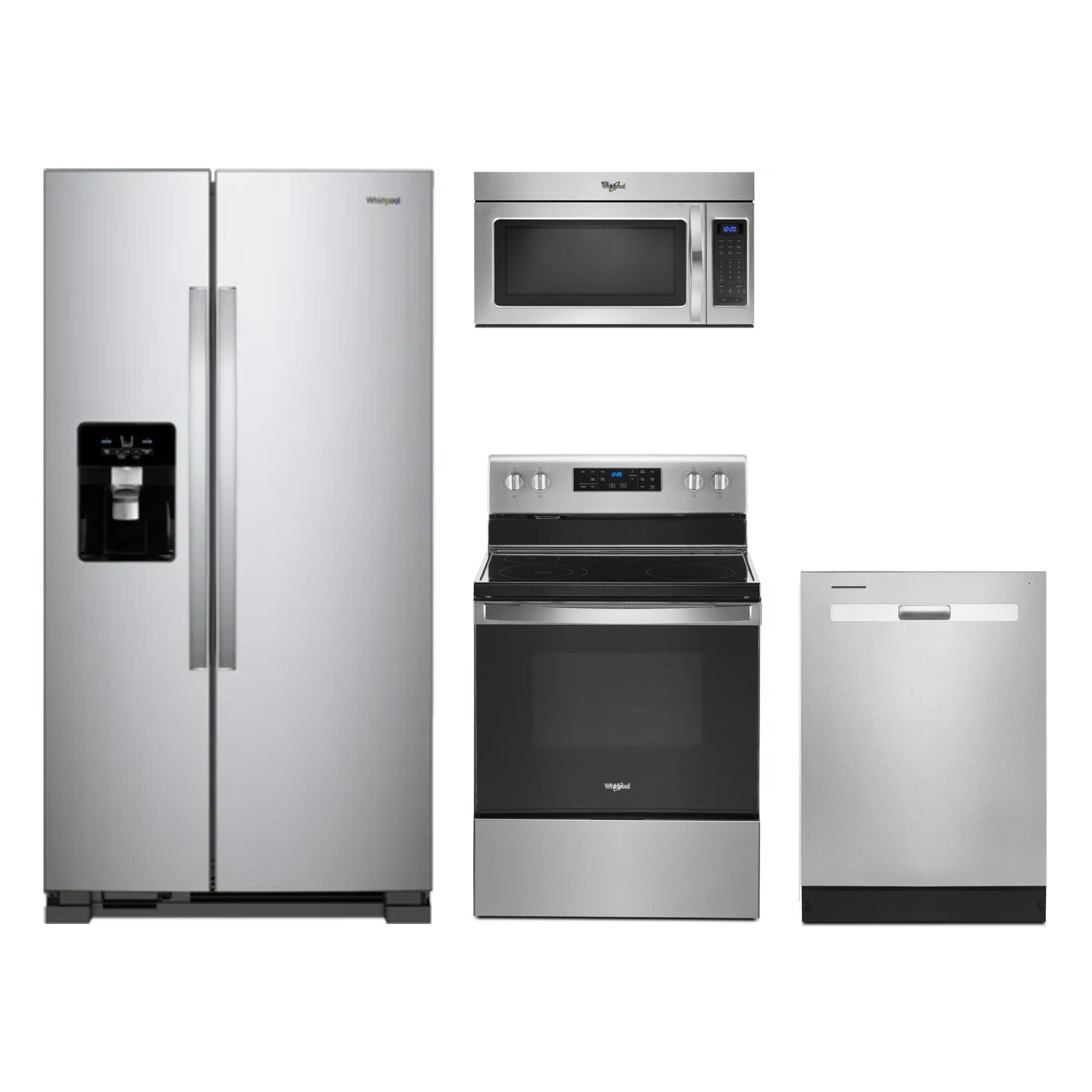 Whirlpool® 4 Piece Kitchen Package-Stainless Steel | Dixon's Appliance ...