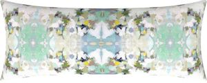 Laura Park Designs Lady Bird Blue/White 14" x 36" Pillow