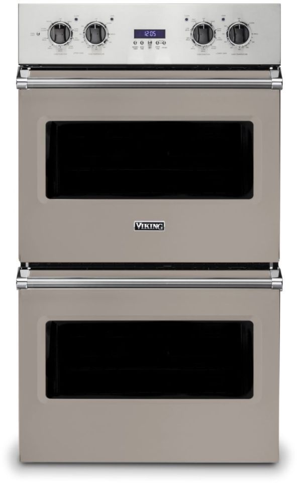 Viking® 5 Series 30" Pacific Grey Professional Built In Double Electric Select Wall Oven