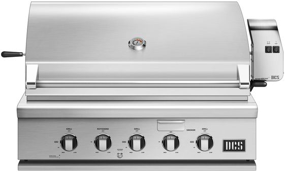 DCS Series 7 35.88" Brushed Stainless Steel Traditional Built In Grill-BH1-36R-N