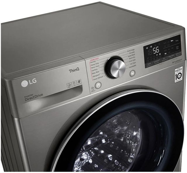 LG 2.6 Cu. Ft. Graphite Steel Front Load Washer Dryer Combo 2