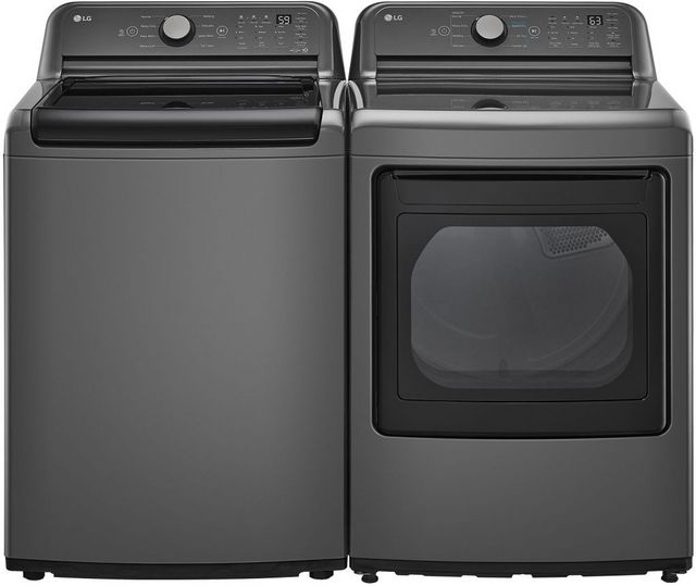 LG Middle Black Laundry Pair