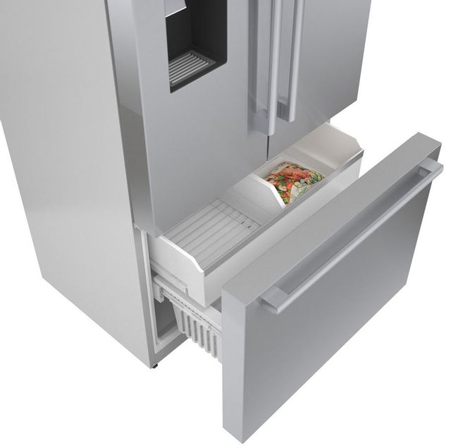 Réfrigérateur à portes françaises à profondeur de comptoir de 35 po Bosch® de 21,6 pi³ - Acier inoxydable 7