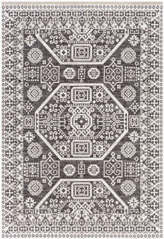 Surya Eagean Charcoal/Off-White 5' x 8' Area Rug
