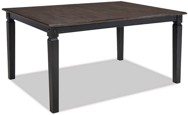 Intercon Glennwood Black and Charcoal Dining Table-1