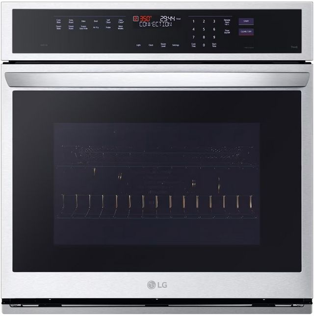 LG 4.7 Cu. Ft. PrintProof® Stainless Steel Single Electric Wall Oven 0