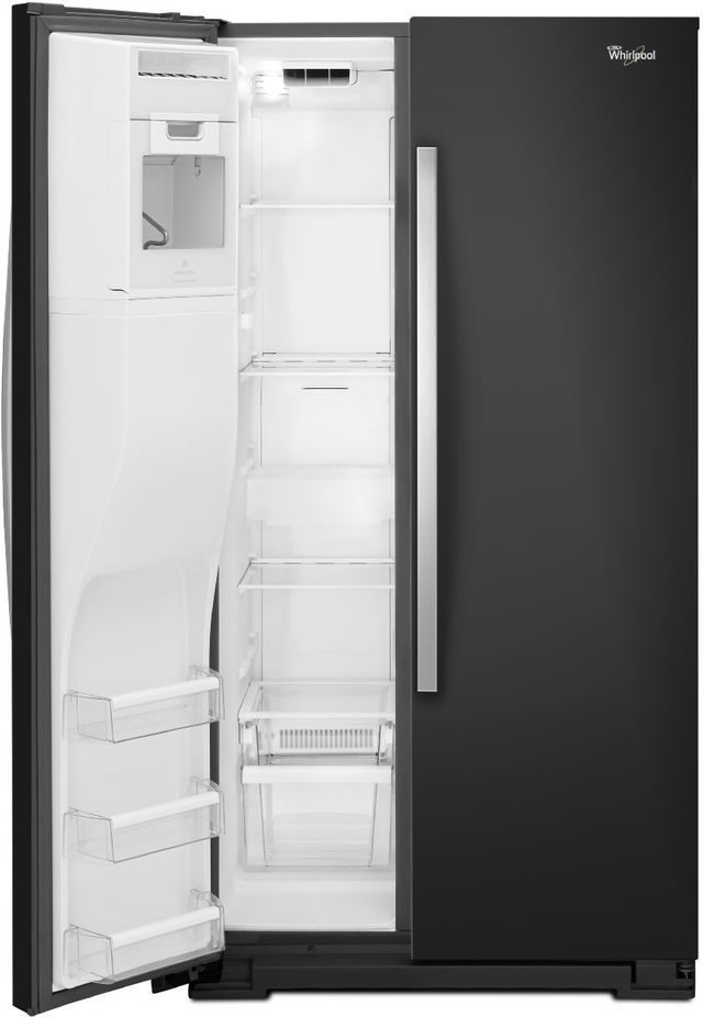 Whirlpool® 26.0 Cu. Ft. Side-By-Side Refrigerator-Black Ice 5