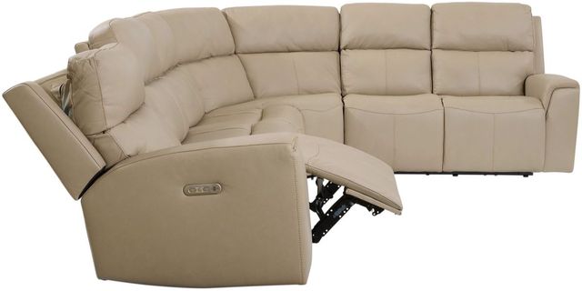 Flexsteel® Jarvis Mica Power Reclining Sectional with Power Headrests 3