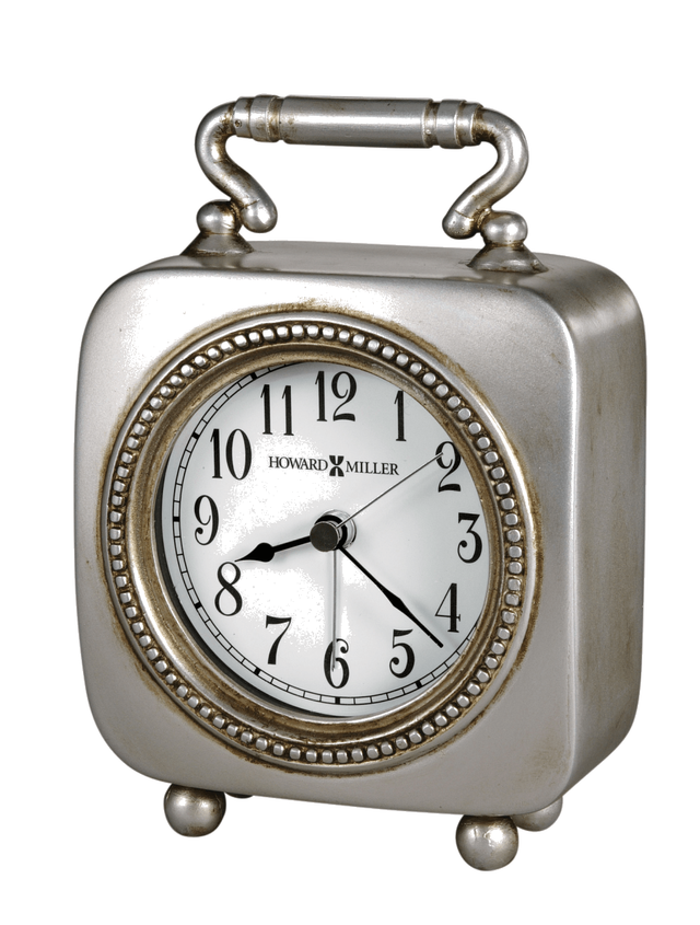Howard Miller® Kegan Antique Pewter Tabletop Clock